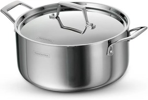 Casserole de cuisson antiadhésive grande capacité avec couvercle en verre et poignée en bois, faitout en aluminium pour la cuisine - Product Image 5