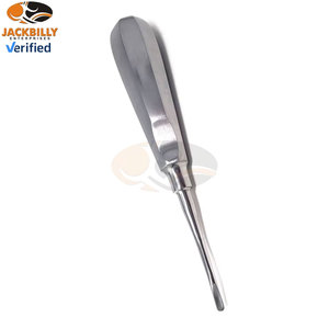 Élévateurs dentaires droits JACKBILLY pour extraction, élévateur de pointe radiculaire, élévateur à gouge, manche creux 4 mm, acier inoxydable allemand - Product Image 5