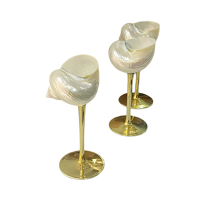 Vietnam Handmade Blue Seashell Wine Glass Crafted from Natural Seashell for Coastal Home Decor, Events and Wholesale Supply - Product Image 2