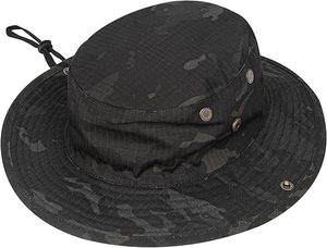 Camouflage <b>Bucket</b> <b>Hat</b> Adjustable Brim Outdoor Sun Protection <b>Hat</b> for Men <b>Women</b> Polyester Canvas Style Casual Spring Summer Wear - Product Image 2