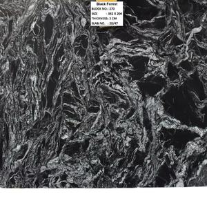 Dalles et carreaux de granit de la Forêt-Noire, granit noir et blanc poli, fabricant et exportateur indien - Product Image 1
