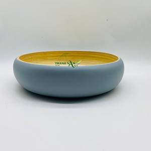 Plateau de service rond en bambou durable de haute qualité avec taille, couleur et logo personnalisables pour la maison, l'hôtel et la restauration, fabriqué au Vietnam - Product Image 6