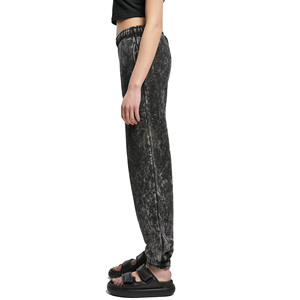 Top Trendy Stone Washed Luxury Quality Made Sweatpants 80/20 Cotton Polyester With Custom Logo Regular Fit Sweatpants For Ladies - Product Image 3