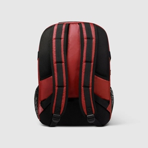 Mochila de Animadoras Personalizada con Impresión, Poliéster, Ribete Rojo y Negro, Múltiples Bolsillos, Correa con Hebilla, Logotipo Personalizado, OEM - Product Image 4