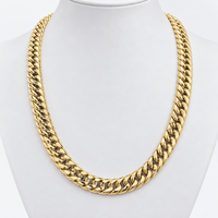 Collier chaîne cubaine en or massif 10K 14K 18K de qualité supérieure, inspiré du hip-hop, entièrement serti de diamants Moissanite, bijou incontournable