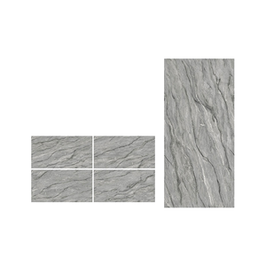 Azulejos de pared y suelo brillantes de porcelana pulida de 600x1200MM de alta calidad de 5mm de espesor para decoración de interiores de Hotel - Product Image 1