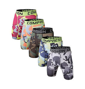 กางเกงรัดกล้ามเนื้อผู้ชายขายดี OEM พร้อมโลโก้สั่งทำ กางเกงฟุตบอลผ้าฝ้ายสำหรับออกกำลังกายและฟิตเนส เทคนิคการพิมพ์แบบ Sublimation - Product Image 4