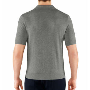 Suéter de Punto Clásico y Elegante OEM, Polo de Manga Corta con Botones y Cuello de Solapa, Jersey de Algodón Transpirable para Hombre, Opciones de Tallas Grandes - Product Image 4