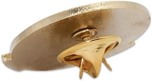 York Rite of Freemasonry Round Masonic Lapel Pin - [Black & White][1'' Diameter] Metal type Alloy Clasp typeButterfly - Product Image 4