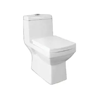 하이 퀄리티 위생 도자기 바닥 장착 세라믹 물 옷장 사이펀 플러시 변기 욕실 화장실 화장실 광장 1 피스 화장실