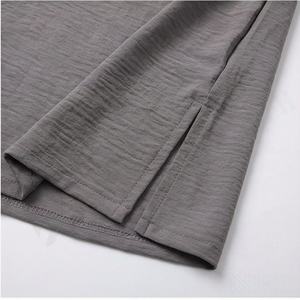 2025 OEM Kimono Outwear Abaya High Stretch Soft Thicker Polyester Fabric Muslim Women V Neck Long Sleeve Party Ramadan Wedding - Product Image 6