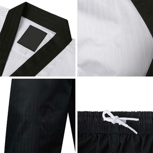 Wholesale Price Custom Logo Factory Made Taekwondo Uniform Adjustable Size Martial Arts Wear Taekwondo Uniform OEM Service - Product Image 6