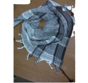 Accessoire de mode en toile de coton d'écharpe d'hiver d'impression d'étoile de style arabe pour le temps froid pour la saison chaude - Product Image 6