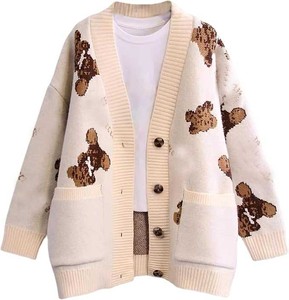 Cárdigan Premium de Algodón Transpirable con Cuello en V para Hombre, Chaqueta de Punto con Botones y Rayas Estilo Universitario, Lujo Discreto 2026 - Product Image 3