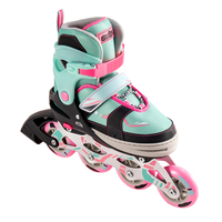 Patins à roulettes réglables en 5 tailles pour enfants et adolescents avec roulements ABEC-7 Roues en TPU Capacité de 100 kg