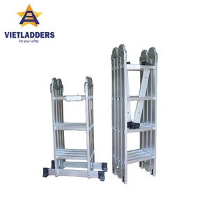 En131 công nghiệp đa chức năng NVLG-44A vietladders 4 đoạn nhôm kết hợp gấp phần mở rộng thang 6 khớp ngoài trời - Product Image 4