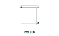 Juego de Soportes para Persianas Enrollables de 45 mm de Ancho, Componentes de Acero Blanco
