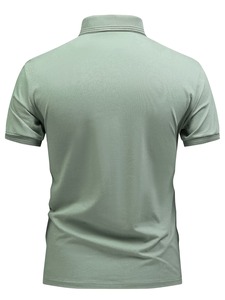 Nuevo Polo de Manga Corta para Hombre, Transpirable, a la Moda, Hecho a Medida, Suave, Cómodo, Casual, Ajuste Regular - Product Image 2