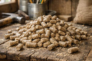 Briquetas de Aserrín de Primera Calidad, Venta al por Mayor de Biomasa, Combustible de Madera de Pino, Sistema de Calefacción Industrial, Austria - Product Image 6