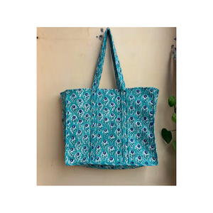 Handmade Eco Cotton Shoulder <b>Bag</b> Vibrant Block Print Design, Spacious, Durable, Perfect <b>Gift</b> for Women - Product Image 6