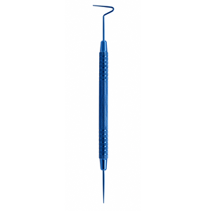 Spatule de levage de flap et de rétraitement Seibel II IntraLase en titane bleu de haute qualité, instrument chirurgical ophtalmique pour un levage précis du flap - Product Image 5