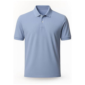 Polo de Manga Corta con Tacto de Lujo, Piqué Grueso, 100% Algodón, Polo Informal para Hombre, Cómodo, Suave, Duradero y Clásico - Product Image 1