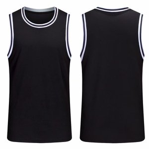 Camiseta de Baloncesto Unisex Personalizada al por Mayor, 100% Poliéster, Sin Mangas, Cuello Redondo, Transpirable, de Secado Rápido, a Rayas Verdes, Talla Grande - Product Image 1