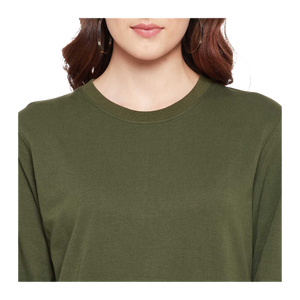 Sudadera personalizada unisex de manga larga con cuello redondo, estilo urbano informal, suave, de algodón. - Product Image 4
