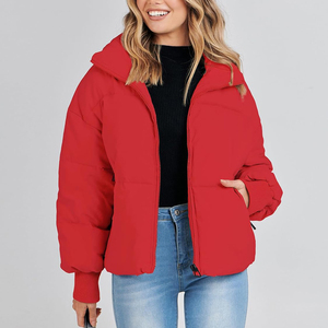 Manteau matelassé court pour femme, doudoune longue pour femme, veste rembourrée pour femme, vêtement de tous les jours, fabricant en gros de vêtements pour femme - Product Image 3