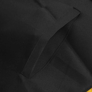 Badge de grade Maître Maçon en cuir respirant, style vintage, avec poche et perles brodées, fixation magnétique - Product Image 6