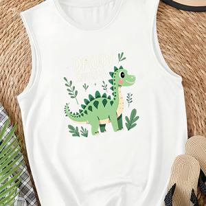 Daddy Saurus Chaleco casual para mujer - Product Image 1