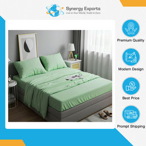 ผู้ผลิตอินเดีย ชุดผ้าปูที่นอนโพลีเอสเตอร์ 4 ชิ้น คุณภาพระดับพรีเมียม สไตล์โมเดิร์น เป็นมิตรกับสิ่งแวดล้อม ในราคาตลาดที่น่าประทับใจ - Product Image 2