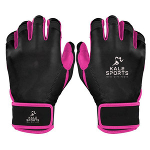 Guantes de béisbol de cuero de primera calidad para unisex, con soporte para dedos completos, antideslizantes, para entrenamiento, con protección. - Product Image 5