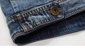 Breathable Outdoor Men's Winter Denim <b>Jacket</b> 2026 Breathable Eco-friendly <b>Plus</b> <b>Size</b> Street Wear Front Logo Denim <b>Jackets</b> - Product Image 6