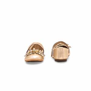 Escarpins formels dorés pour filles KD2350 - Product Image 2