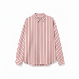 Chemise décontractée pour homme à manches longues, col rabattu uni, en tricot de spandex/fibre de bambou, respirante, à bouton unique, pour l'automne - Product Image 4