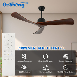 Moderne 220 Volt 52 Inch Decoratieve Abanicos De Techo 3 Houten Messen Celling Ventilator Afstandsbediening Dc Bldc Indoor Plafondventilator - Product Image 2