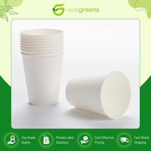 Vasos de Papel de Pared Simple Recubiertos con PE y PLA de Grado Alimenticio |   Vasos higiénicos para bebidas frías y calientes al mejor precio de fabricante indio - Product Image 5