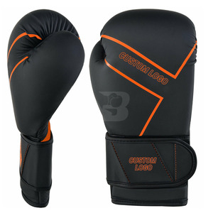 Gants de boxe universels en cuir sur mesure de haute qualité, avec logo personnalisé, design à doigts complets, couleur unie teinte, pour la vente en ligne - Product Image 3