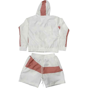 Premium Fabric Windbreaker <b>Jacket</b> and Shorts Set Lightweight Outdoor Sportswear High Quality Supplier - Product Image 5