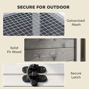 Terrario in Legno Apribile con Finestra Trasparente, Area Nera Grigia per Rettili e Anfibi - Product Image 6