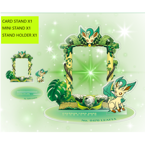 Para Pokémon LEAFIA Versión Coreana Expositor de Acrílico para Tarjetas de Anime y Colección de Juegos - Product Image 2