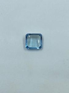 พลอยอะความารีนทรงคุชชั่นคุณภาพสูงธรรมชาติ สีฟ้าสดใส น้ำหนัก 1.53 กะรัต สำหรับทำเครื่องประดับ - Product Image 4
