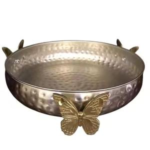 Bol en métal pour servir les aliments, bol en acier inoxydable pour servir les bonbons, les fruits secs et les collations - Product Image 2