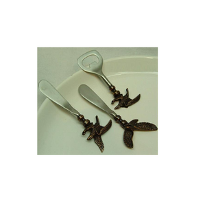 Luxury Floral Handle 5-Piece Stainless Steel Cutlery Set Knife Fork & Spoon Flatware <b>Ornate</b> Gold <b>Silver</b> Design Dishwasher Safe - Product Image 4