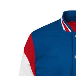 Veste universitaire pour homme, modèle hiver, personnalisable, avec manches en cuir et patchs en chenille, style baseball, en gros et à prix compétitif - Product Image 6