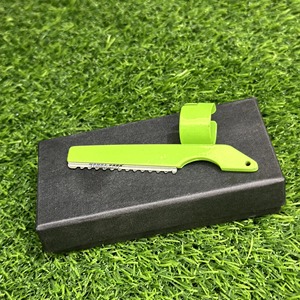 Professional Green Single Finger Hair <b>Thinning</b> Razor Sharp Alloy Hair Cutting Fine <b>Thinning</b> & Trimming Tool for Salon Barbershop - Product Image 2