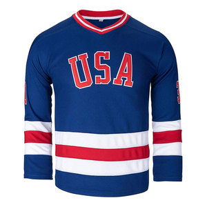 Trendy Customizable Printed Ice Hockey Jersey Sports Wear Practice Plus Size Anti-Bacterial Eco-Friendly - Product Image 6