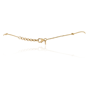 18K Yellow Gold Diamond Heart Necklace VS1 Clarity IGI Certified - Product Image 6