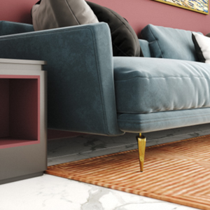 Pieds de meubles modernes en aluminium, de remplacement, robustes, pour canapé, support, emballage postal, quincaillerie pour salon et chambre à coucher - Product Image 1